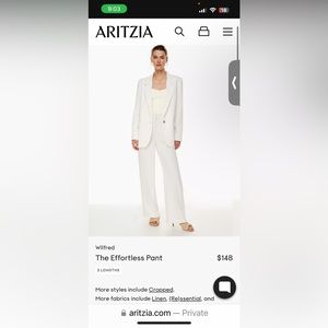Wilfred Effortless Pants Light Birch